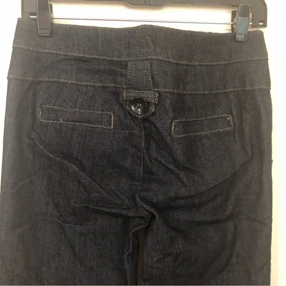 BOOM BOOM Jeans Womens Juniors 7 Low Rise Jeans Dark Wash Buttons NWOT - Picture 11 of 14
